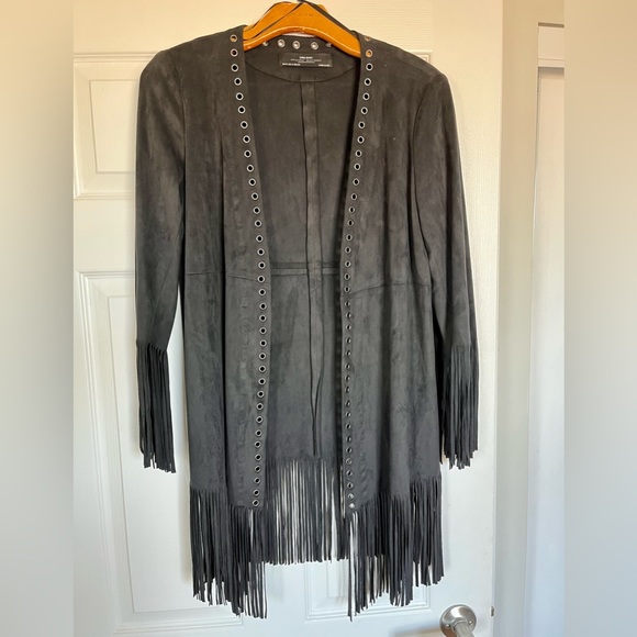 Faux suede jacket - Picture 4 of 7